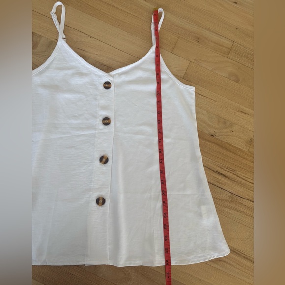 NWOT Amazon White Sleeveless Top - Picture 4 of 6